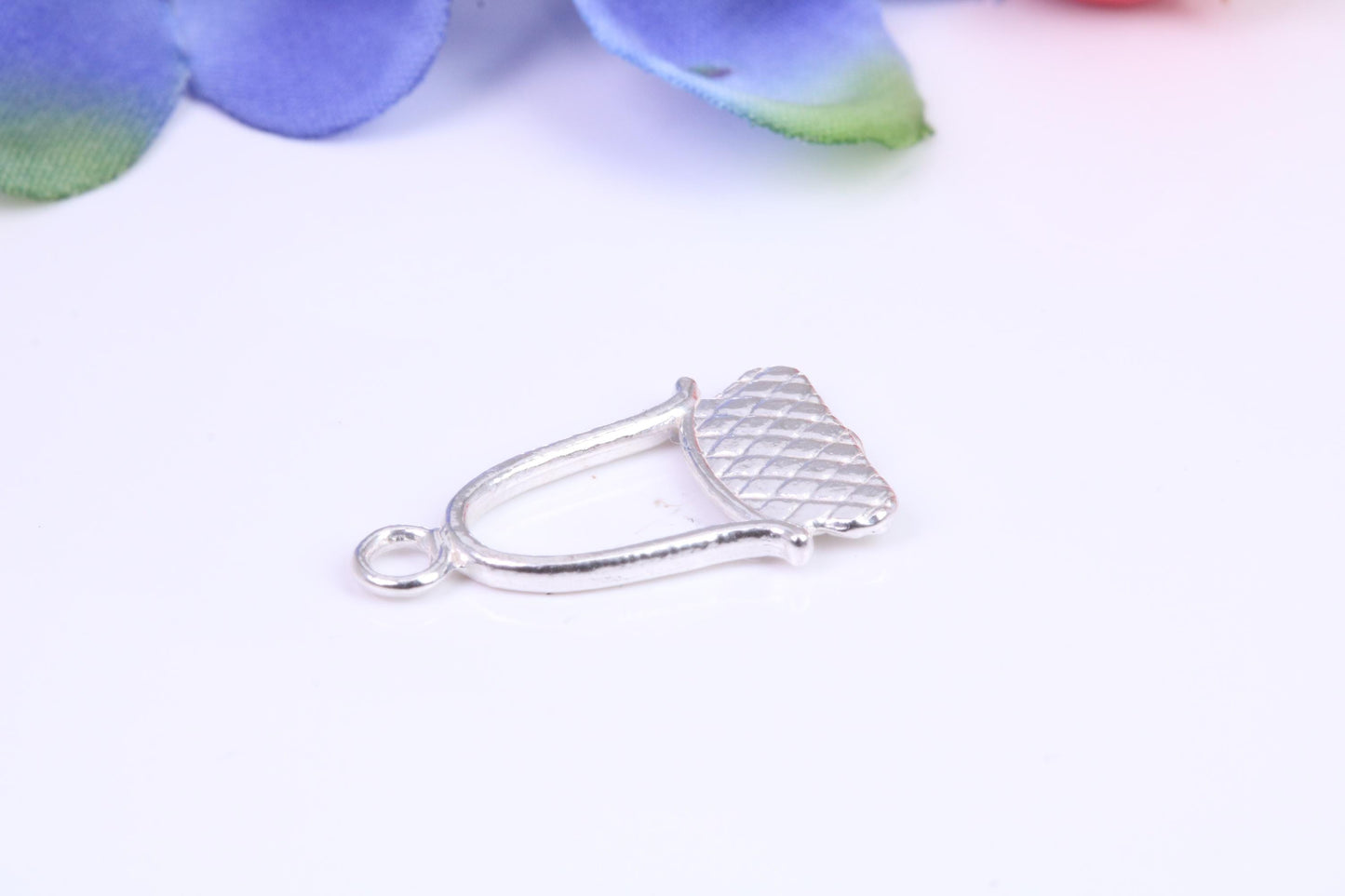 Handbag Charm, Traditional Three Dimensional Charm, Made from Solid Cast Silver