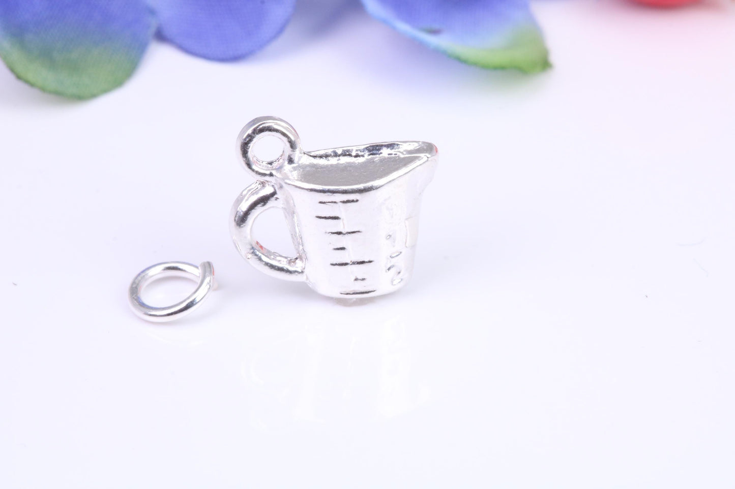 Measuring Jug Charm, Traditional Charm, Made From Solid Cast Silver