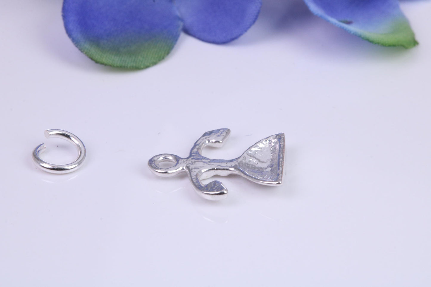 Vintage Phone Charm, Traditional Charm, Made From Solid Cast Silver