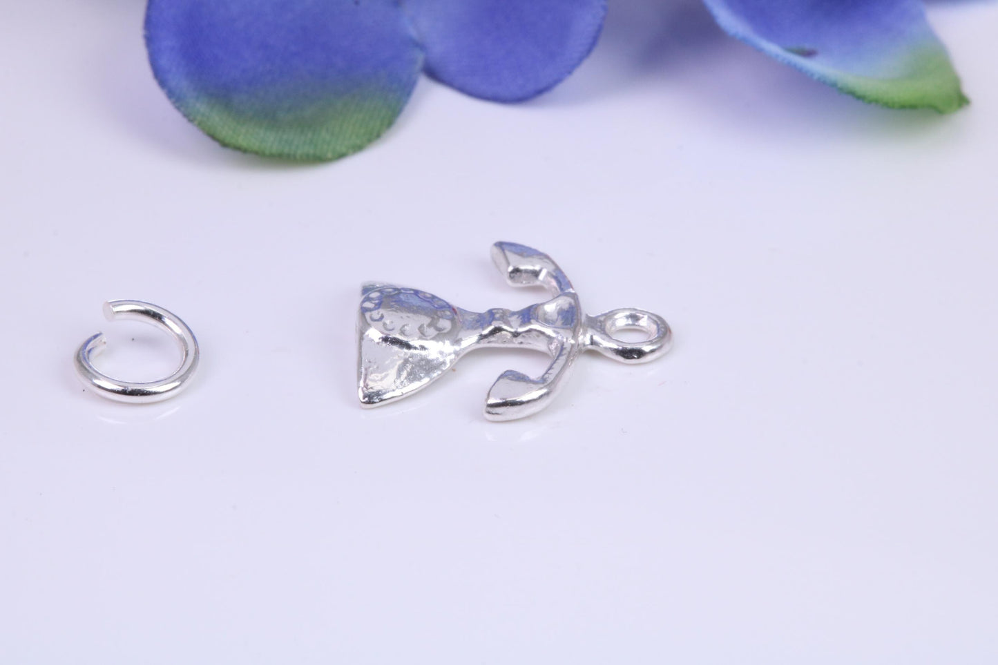 Vintage Phone Charm, Traditional Charm, Made From Solid Cast Silver