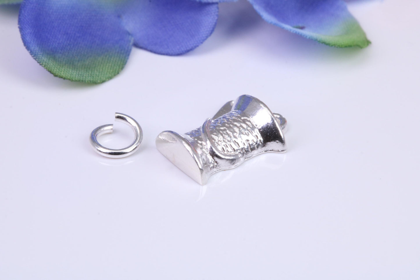Ice Bucket Charm, Traditional Charm, Made From Solid Cast Silver