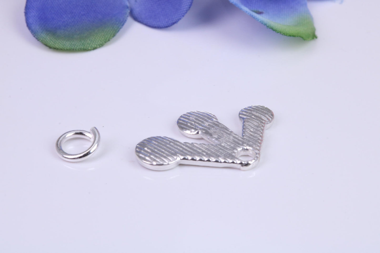 Measuring Spoons Charm, Traditional Three Dimensional Charm, Made From Solid Cast Silver