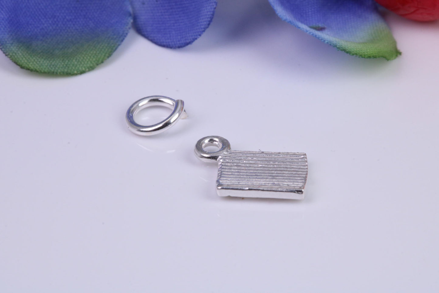 Passport Charm, Traditional Three Dimensional Charm, Made From Solid Cast Silver