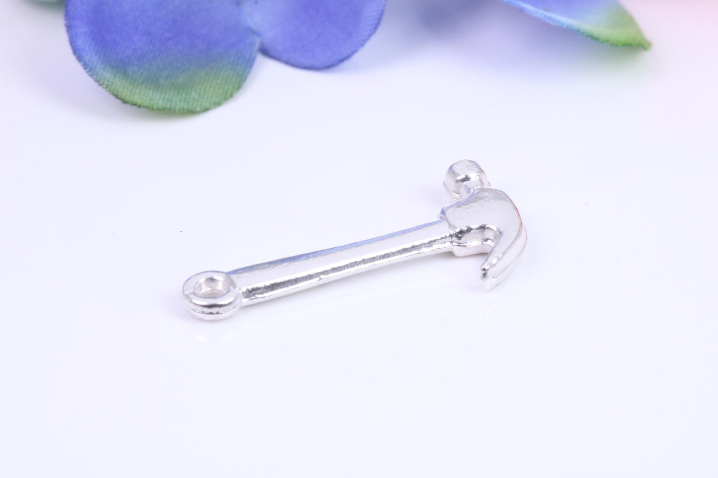Hammer Charm, Traditional Charm, Made from Solid Cast Silver