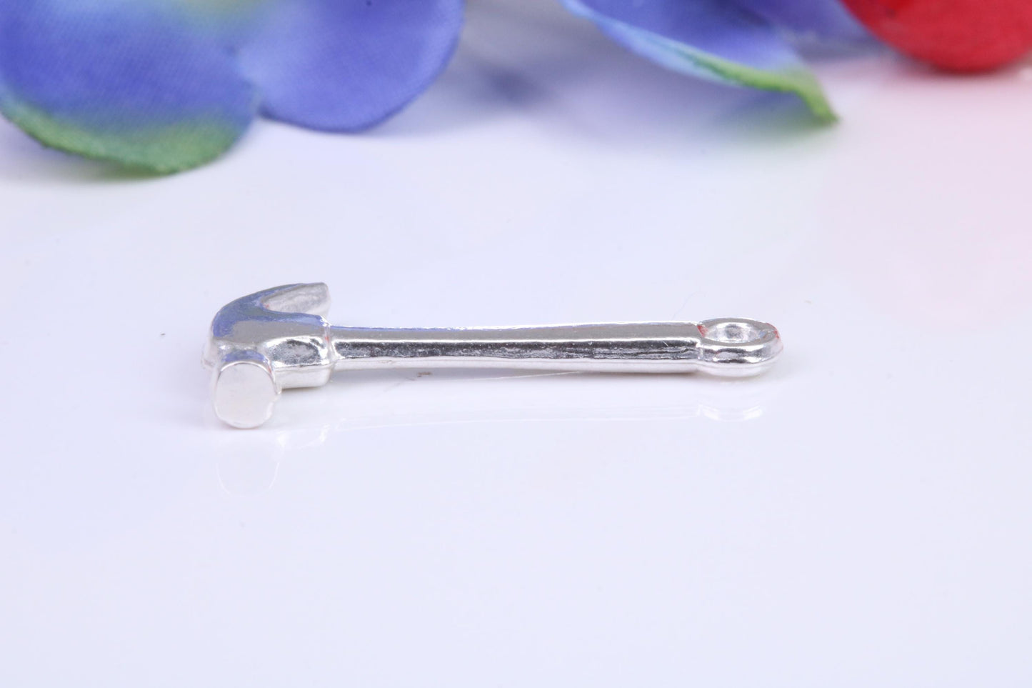 Hammer Charm, Traditional Charm, Made from Solid Cast Silver