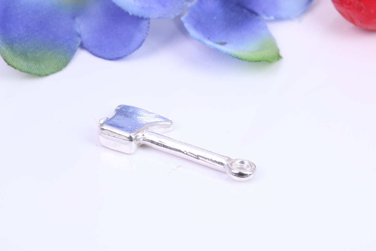 Axe Charm, Traditional Charm, Made from Solid Cast Silver