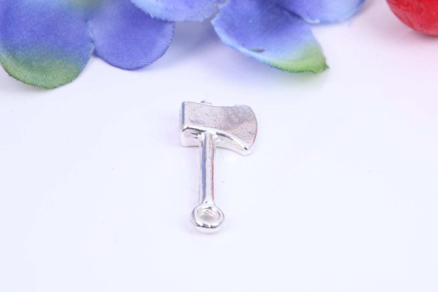 Axe Charm, Traditional Charm, Made from Solid Cast Silver