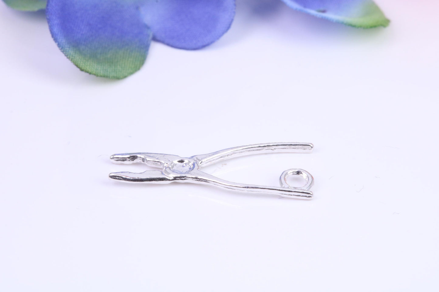 Pliers Charm, Traditional Charm, Made from Solid Cast Silver, Three Dimensional