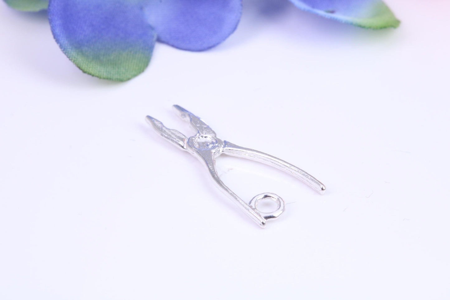 Pliers Charm, Traditional Charm, Made from Solid Cast Silver, Three Dimensional