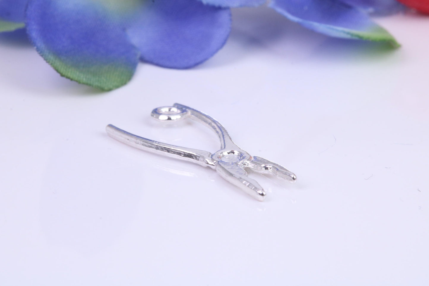 Pliers Charm, Traditional Charm, Made from Solid Cast Silver, Three Dimensional