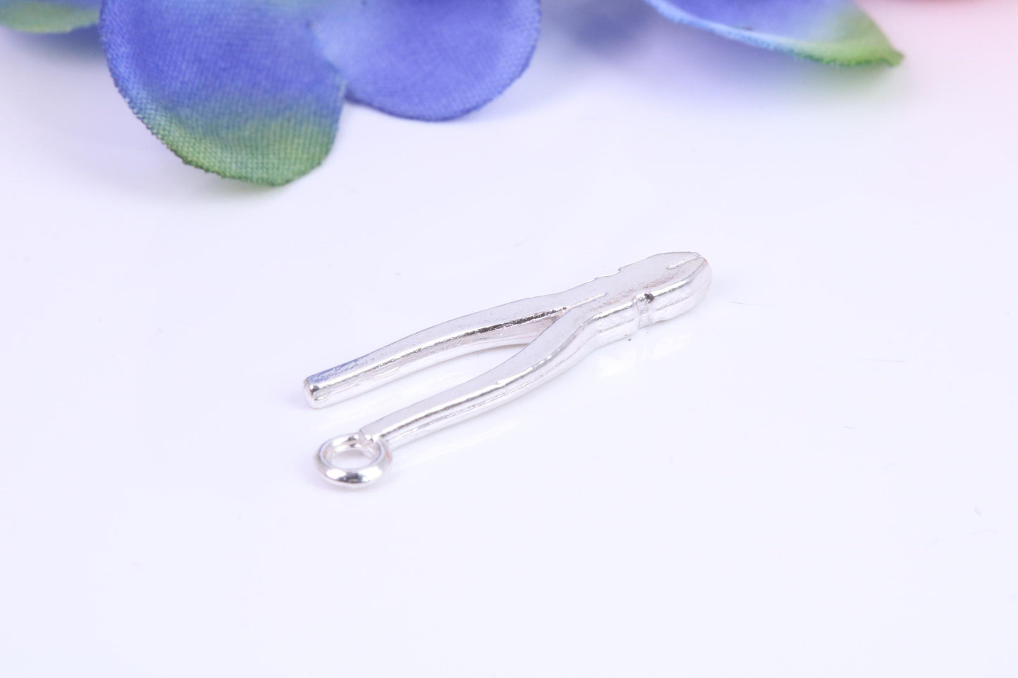 Pliers Charm, Traditional Charm, Made from Solid Cast Silver, Three Dimensional