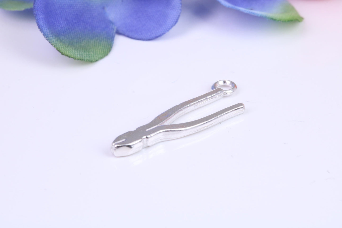 Pliers Charm, Traditional Charm, Made from Solid Cast Silver, Three Dimensional