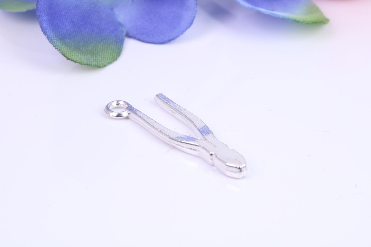 Pliers Charm, Traditional Charm, Made from Solid Cast Silver, Three Dimensional