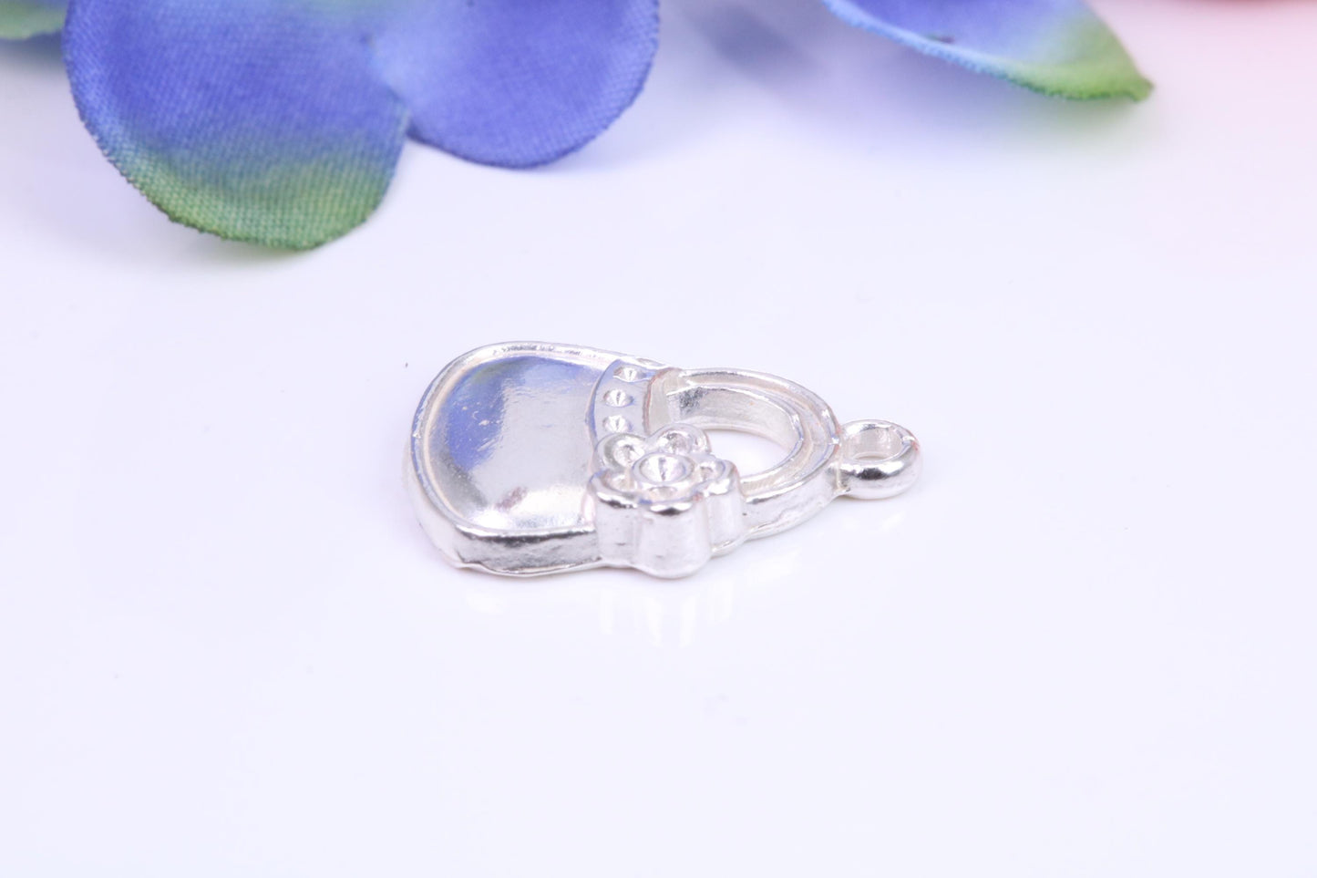 Handbag Charm, Traditional Charm, Made from Solid Cast Silver