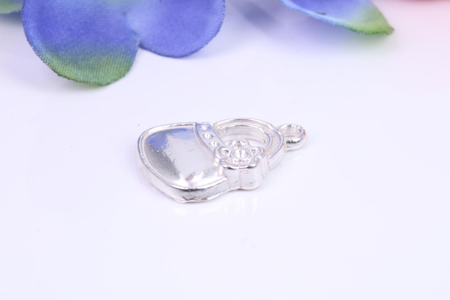Handbag Charm, Traditional Charm, Made from Solid Cast Silver