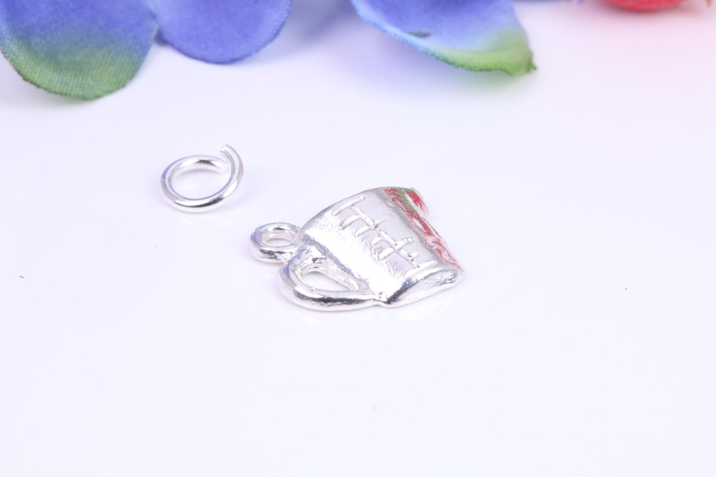 Measuring Jug Charm, Traditional Charm, Made From Solid Cast Silver