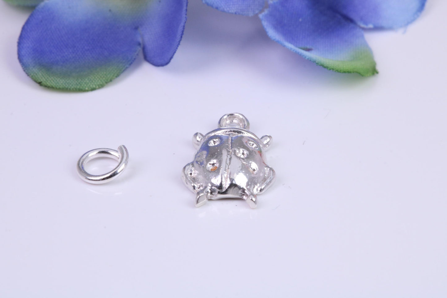 Beetle Charm, Traditional Charm, Made from Solid Cast Yellow Gold, British Hallmarked