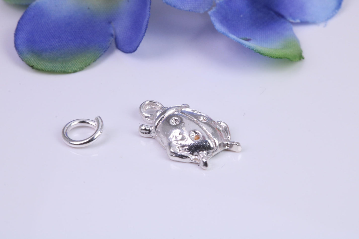 Beetle Charm, Traditional Charm, Made from Solid Cast Yellow Gold, British Hallmarked