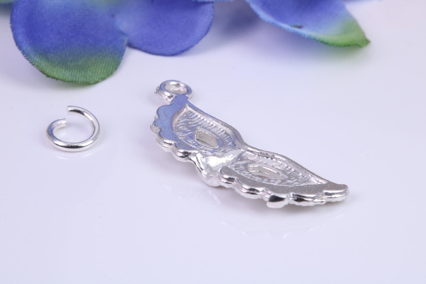 Pantomime Mask Charm, Traditional Three Dimensional Charm, Made from Solid Cast Silver