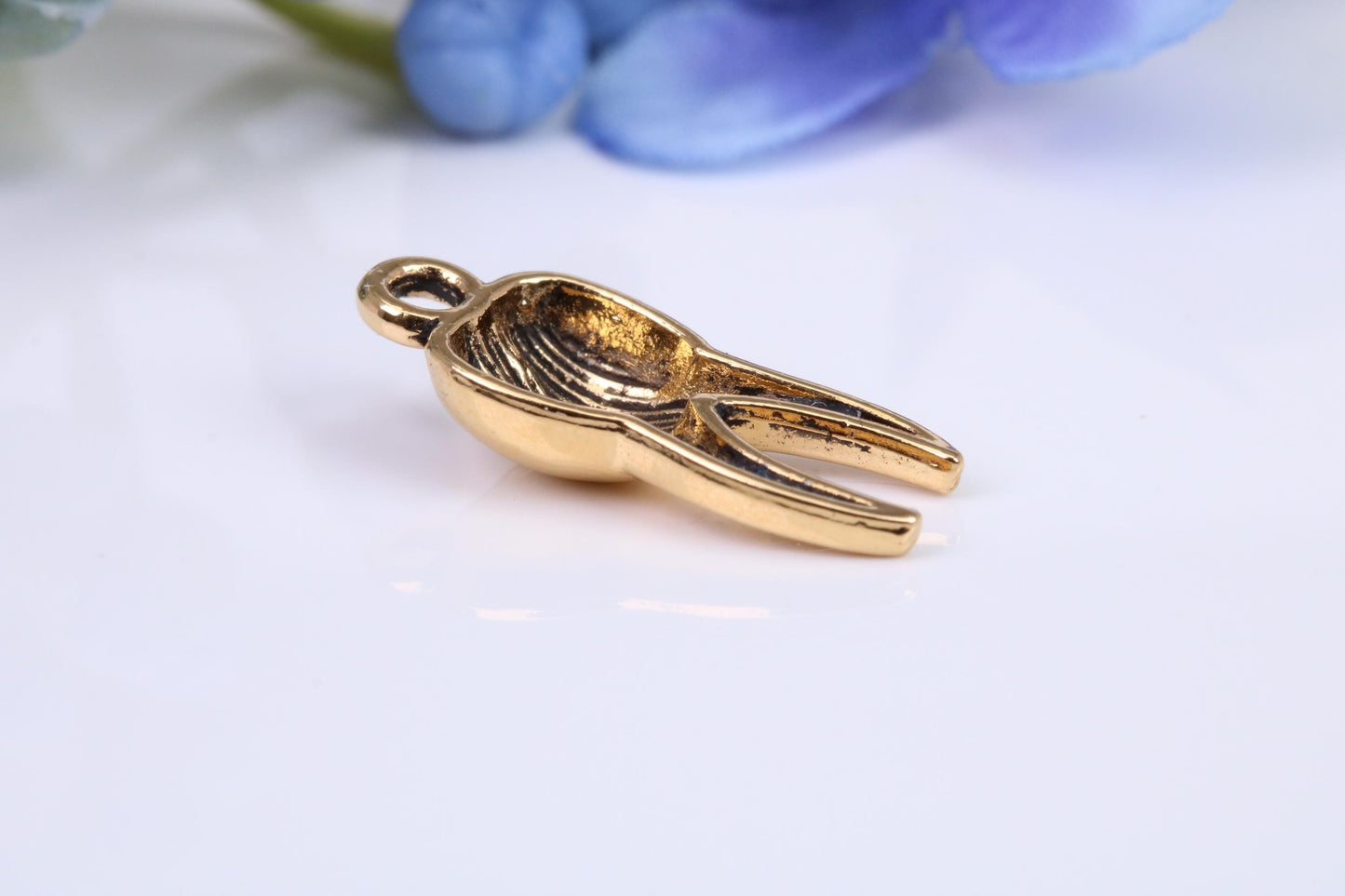 Tooth Charm, Traditional Charm, Made from Solid Cast Yellow Gold, British Hallmarked