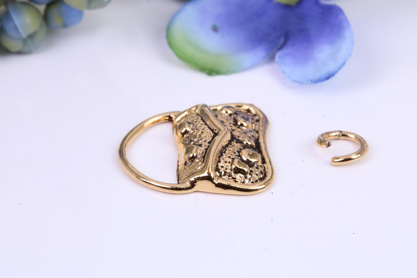 Handbag Charm, Traditional Charm, Made from Solid Cast Yellow Gold, British Hallmarked