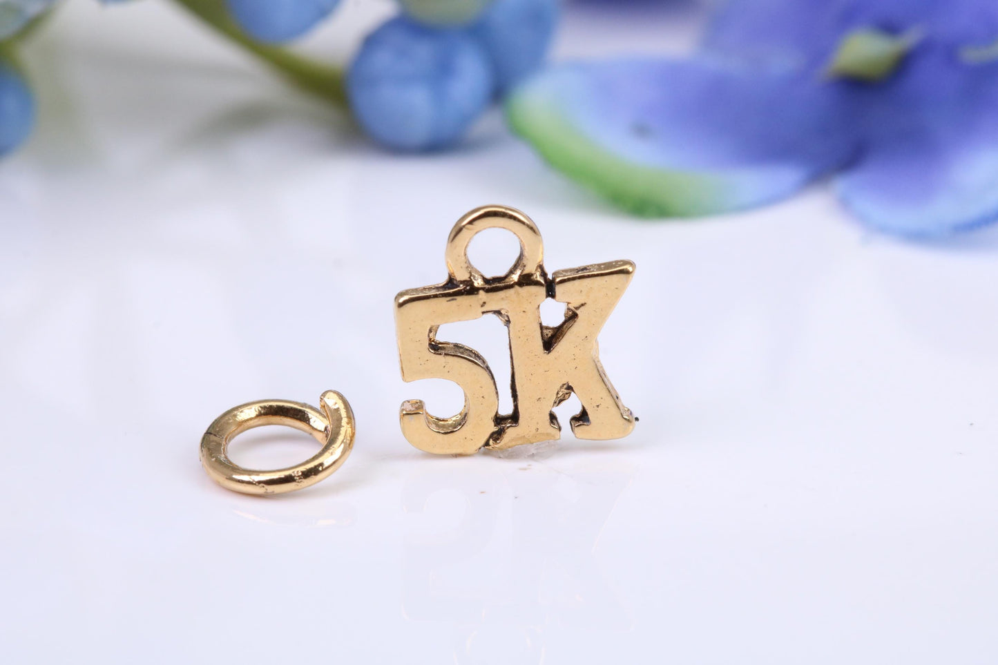 5K Charm, Made from Solid Cast Yellow Gold, British Hallmarked