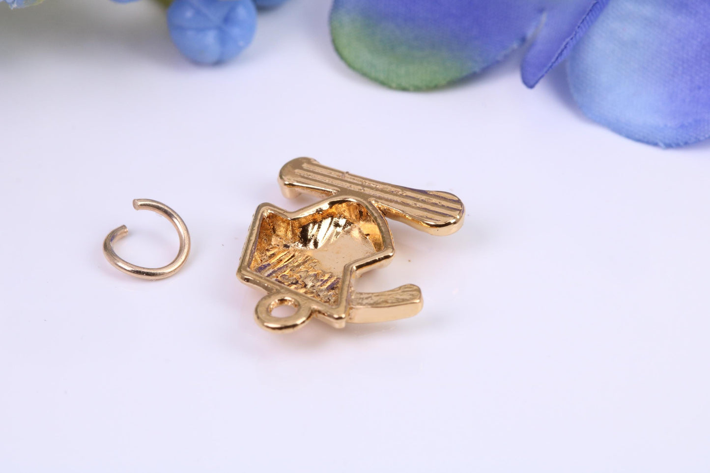 Mortar Hat, Graduation Hat Charm, Graduation Cap Charm, Charm, Made from your choice of Precious Metals, British Hallmarked