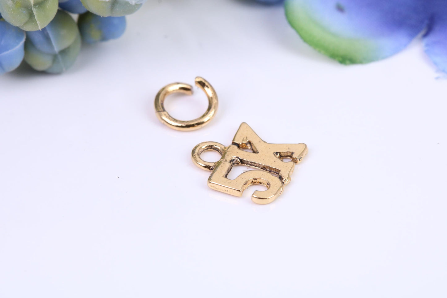 5K Charm, Made from Solid Cast Yellow Gold, British Hallmarked