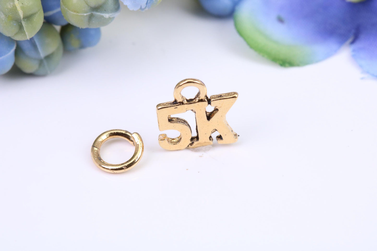 5K Charm, Made from Solid Cast Yellow Gold, British Hallmarked