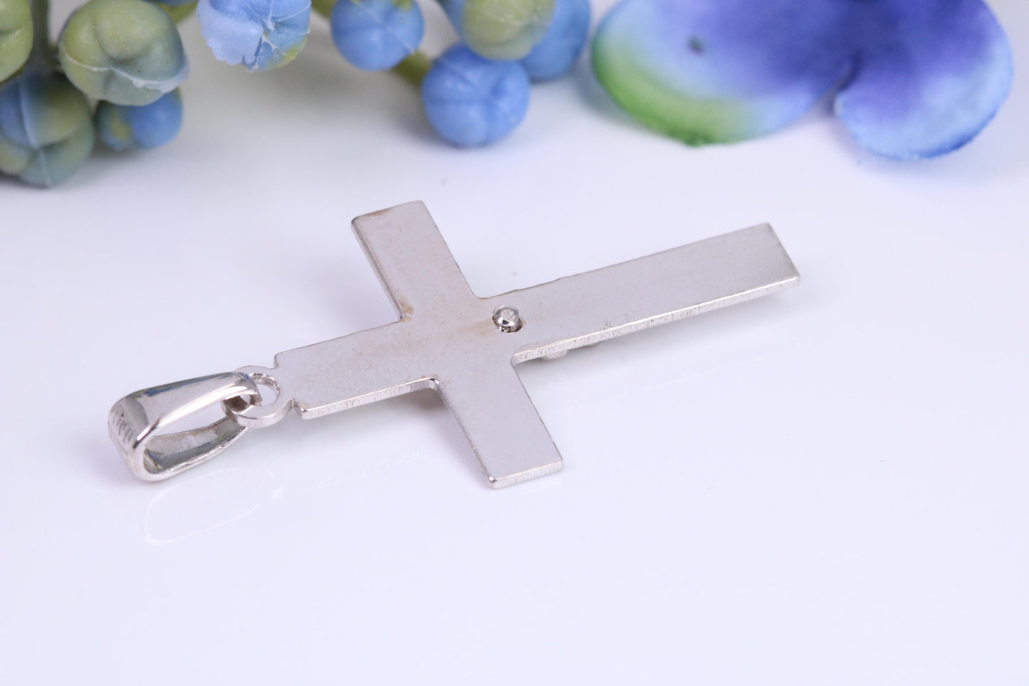 35 mm Long Crucifix, Made From Solid Cast Silver