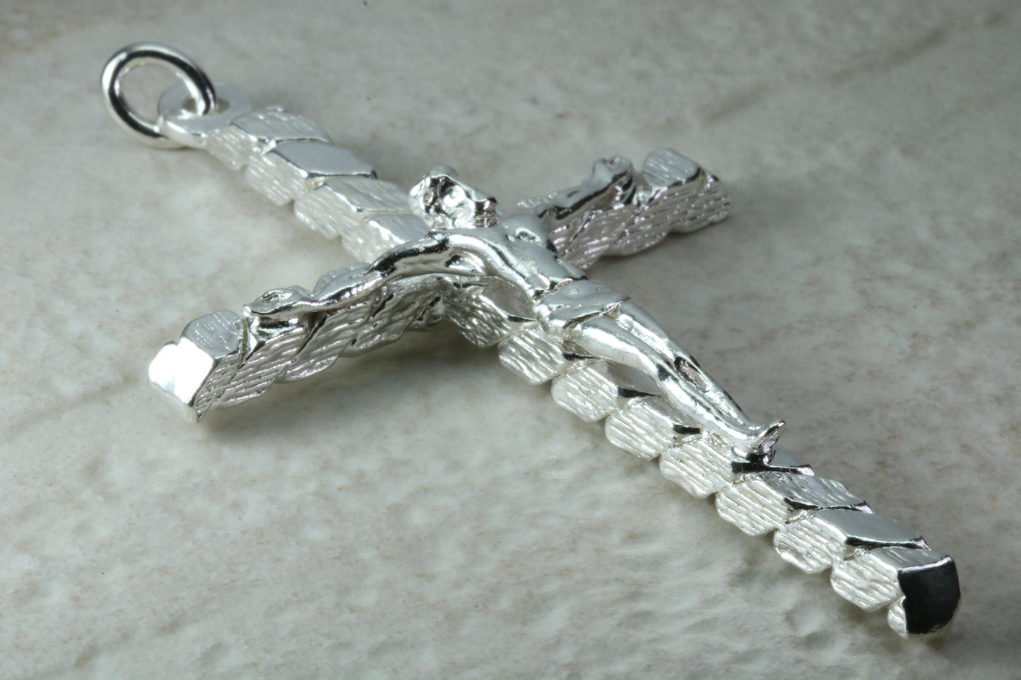 Very Large and Heavy Silver Crucifix