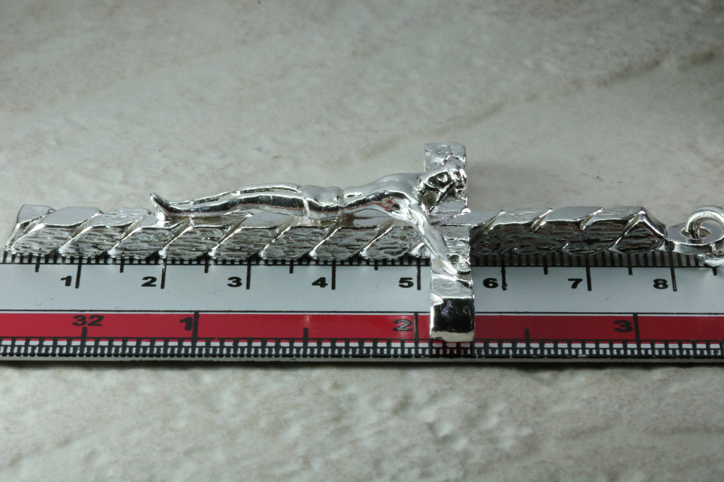 Very Large and Heavy Silver Crucifix