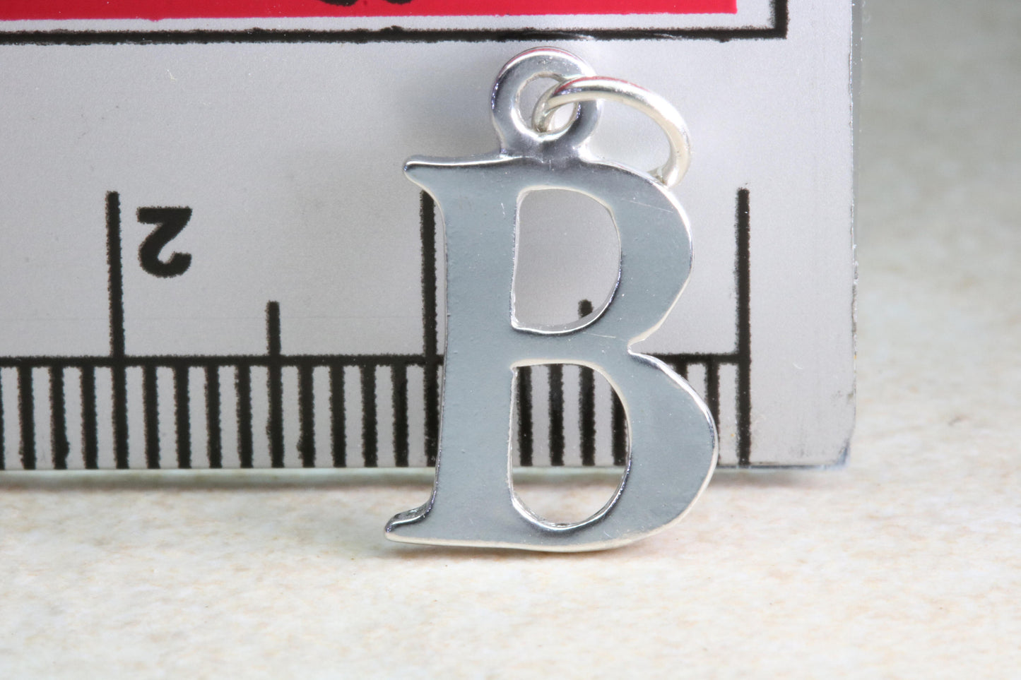 Silver Initial Charm