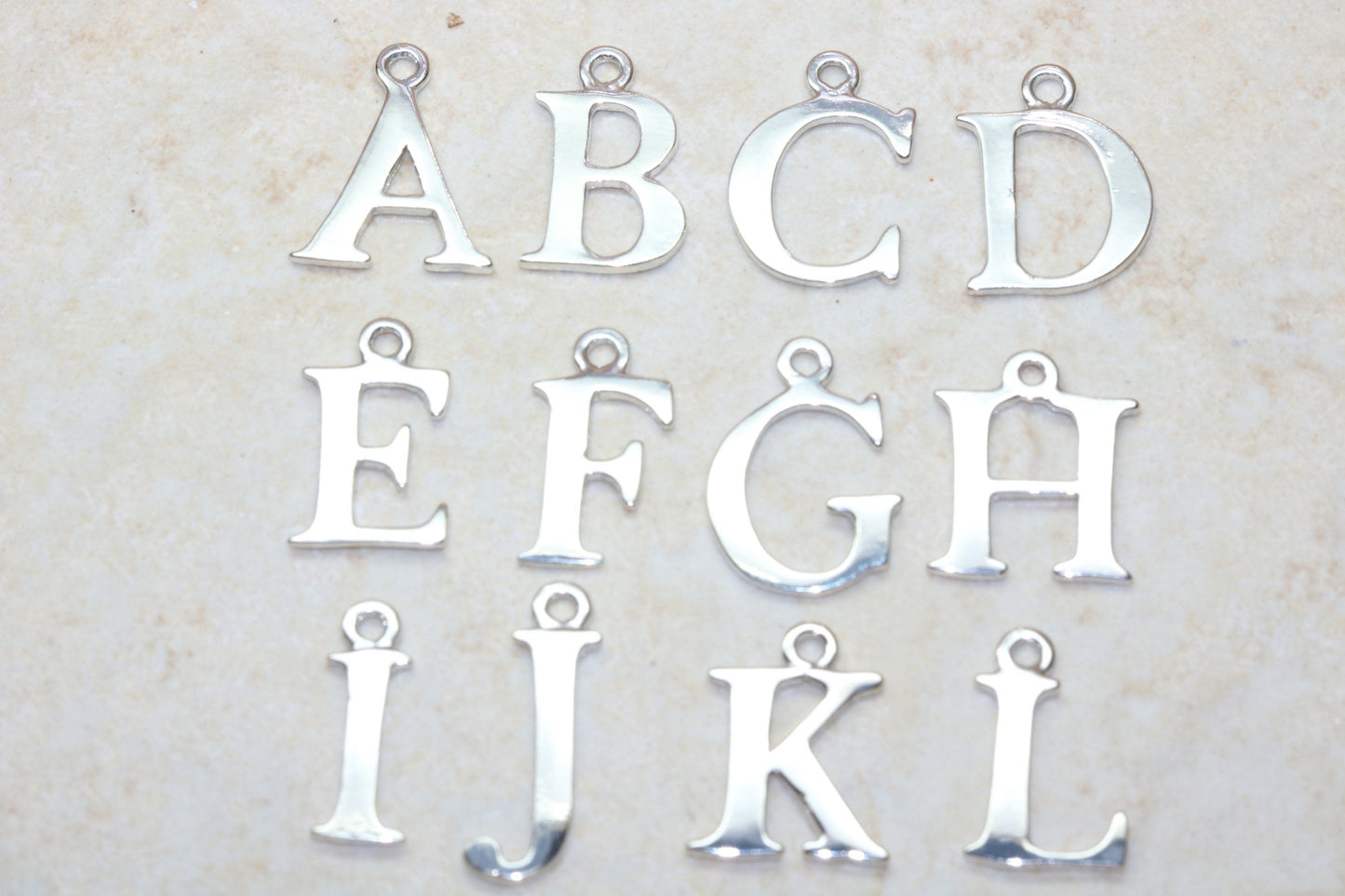 Silver Initial Necklace