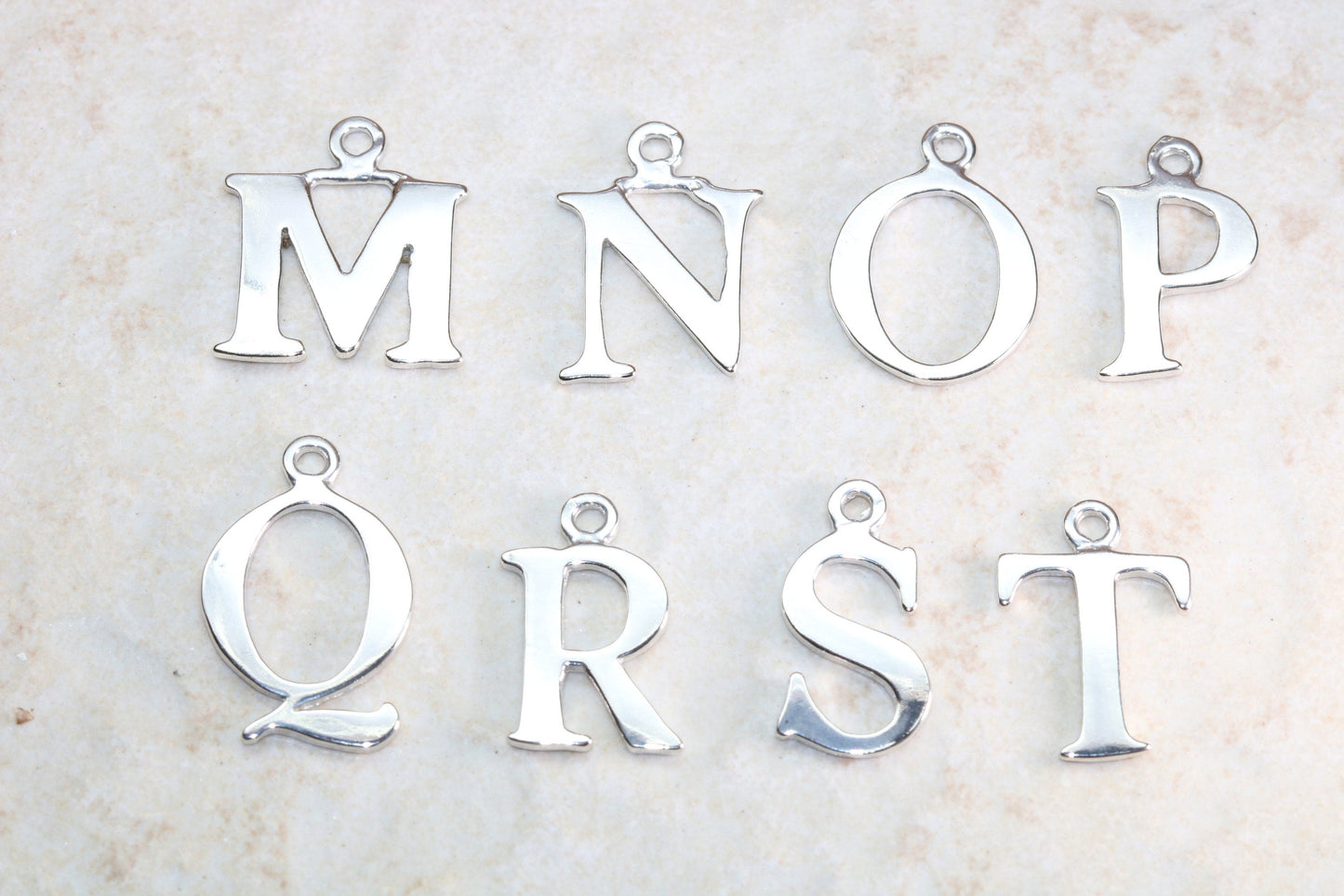 Silver Initial Necklace