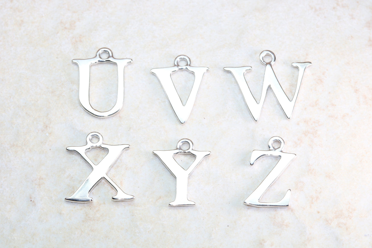 Silver Initial Necklace