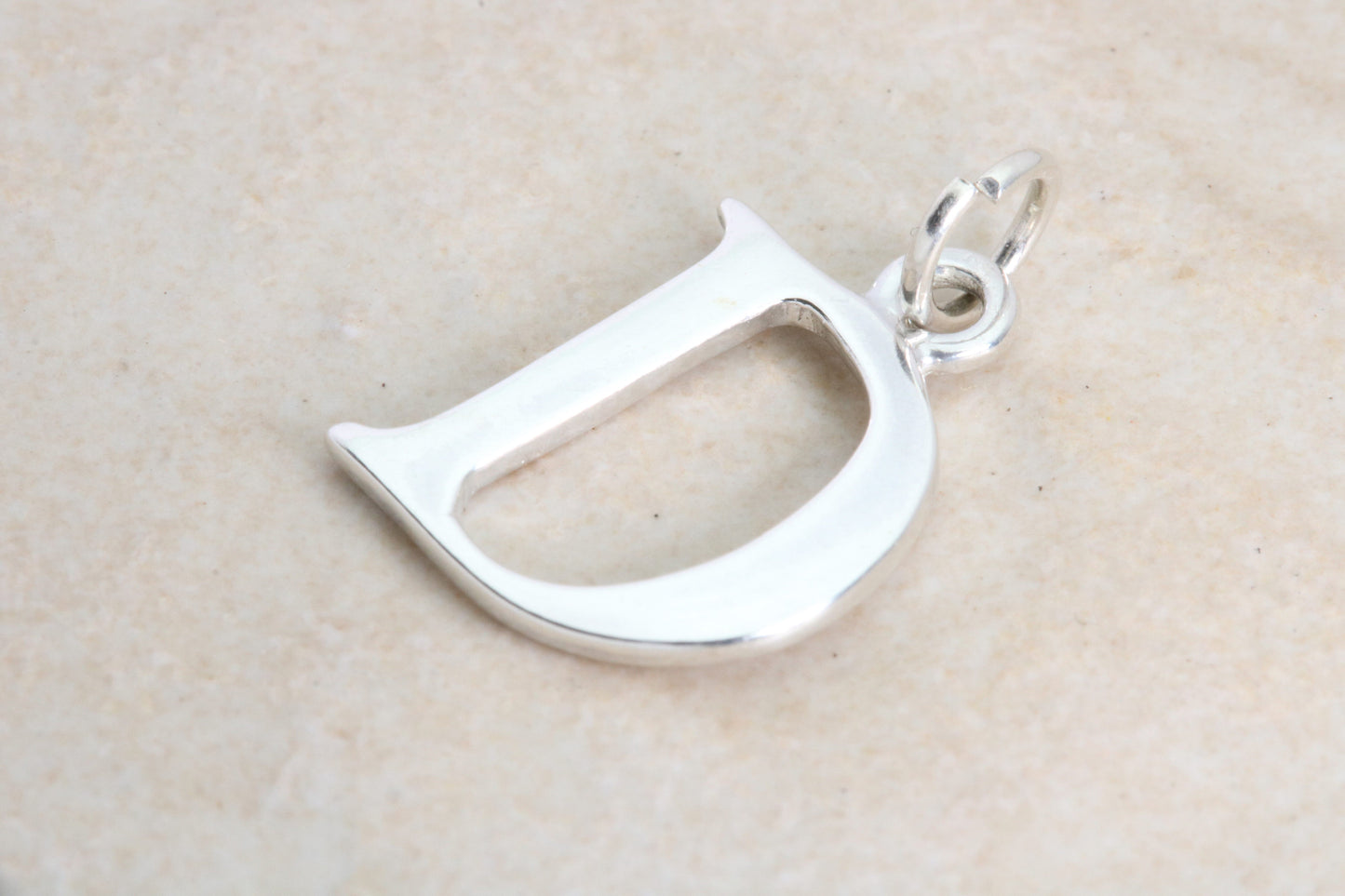 Silver Initial Charm