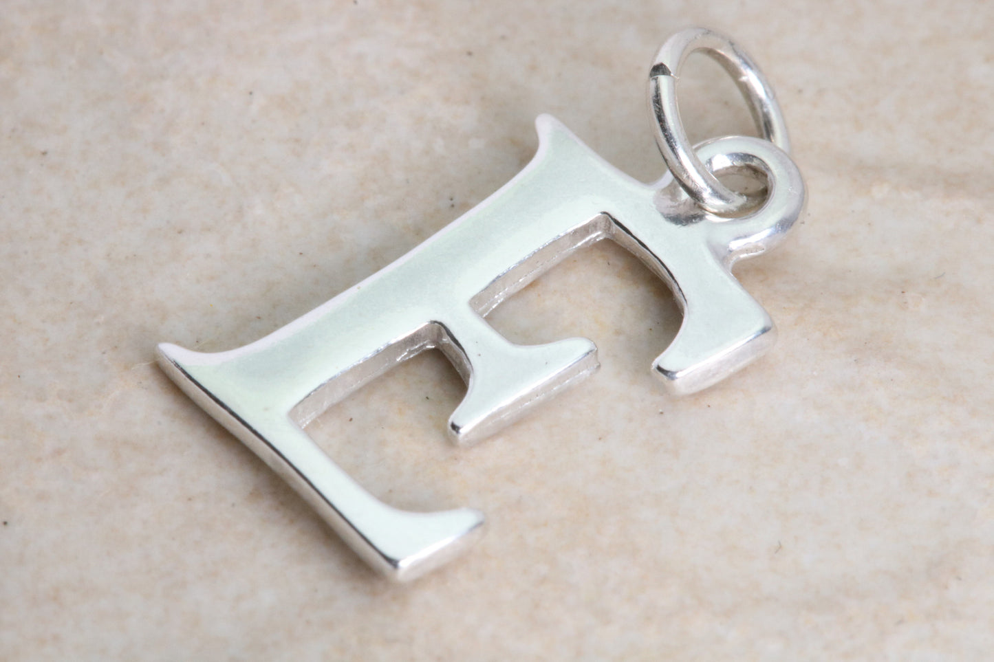 Silver Initial Charm