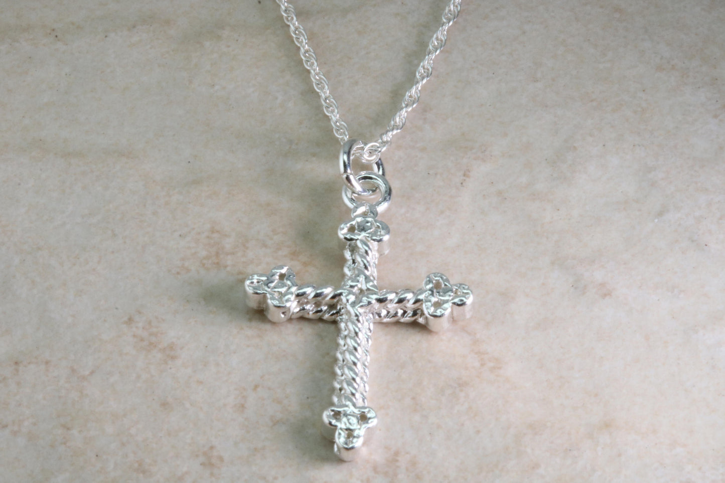 Sterling Silver Cross Necklace