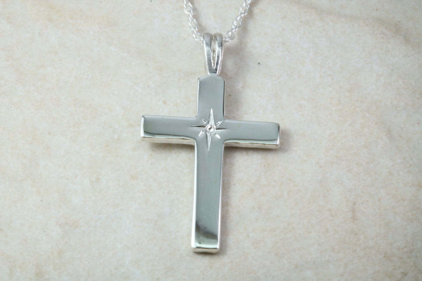Sterling Silver Cross Necklace