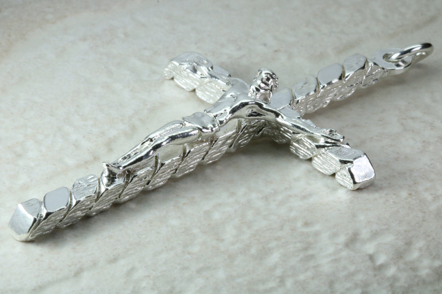 Very Large and Heavy Silver Crucifix