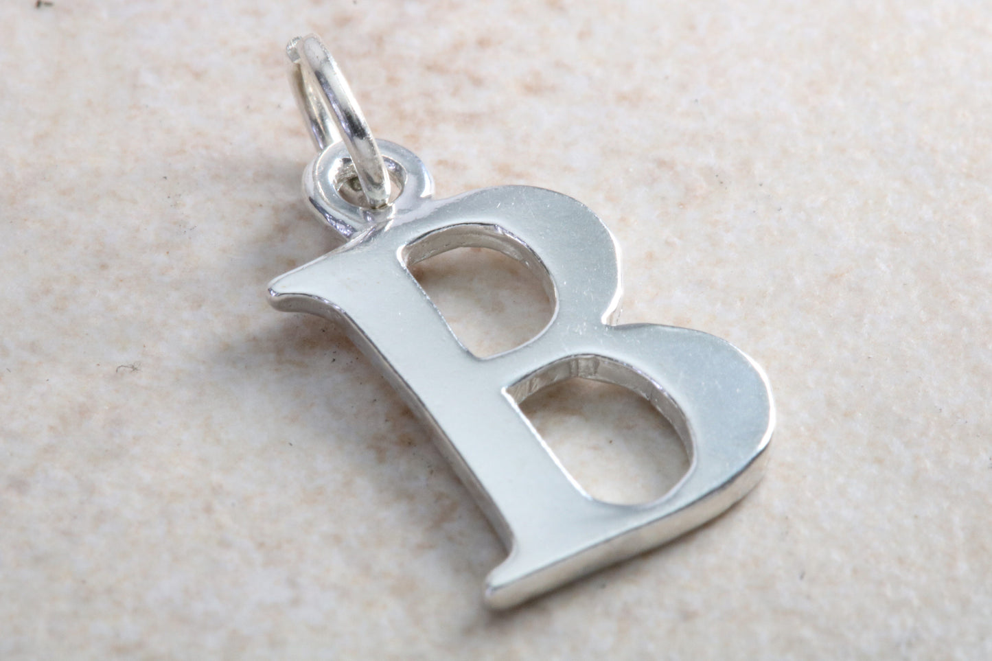 Silver Initial Charm