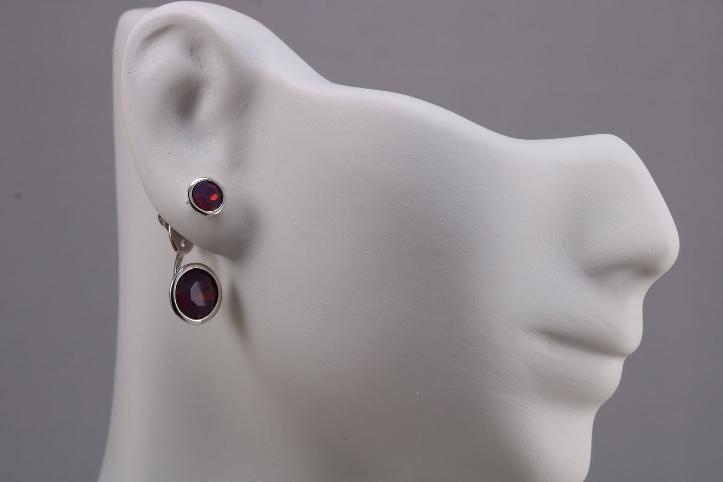 Sterling Silver Two in One Pacific Opal Stud Earrings Or Dropper Earrings