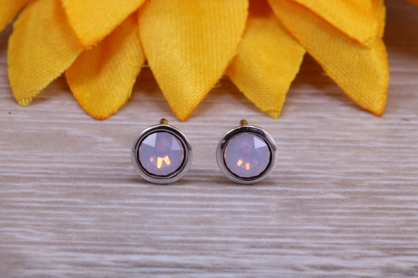 Sterling Silver Two in One Rose water Opal Stud Earrings or Dropper Earrings
