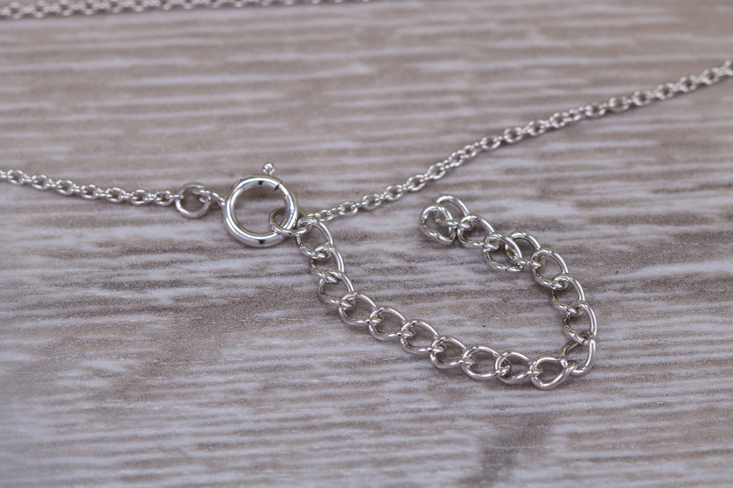 Silver Two Tone Love Hearts Necklace