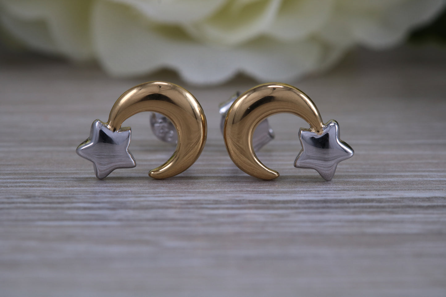 Stud Earrings and Matching Necklace