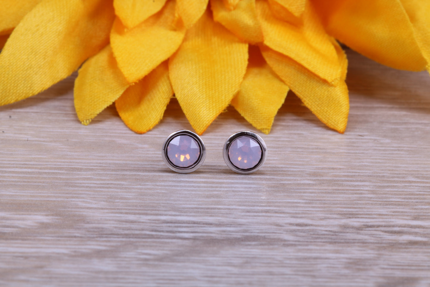 Sterling Silver Two in One Rose water Opal Stud Earrings or Dropper Earrings