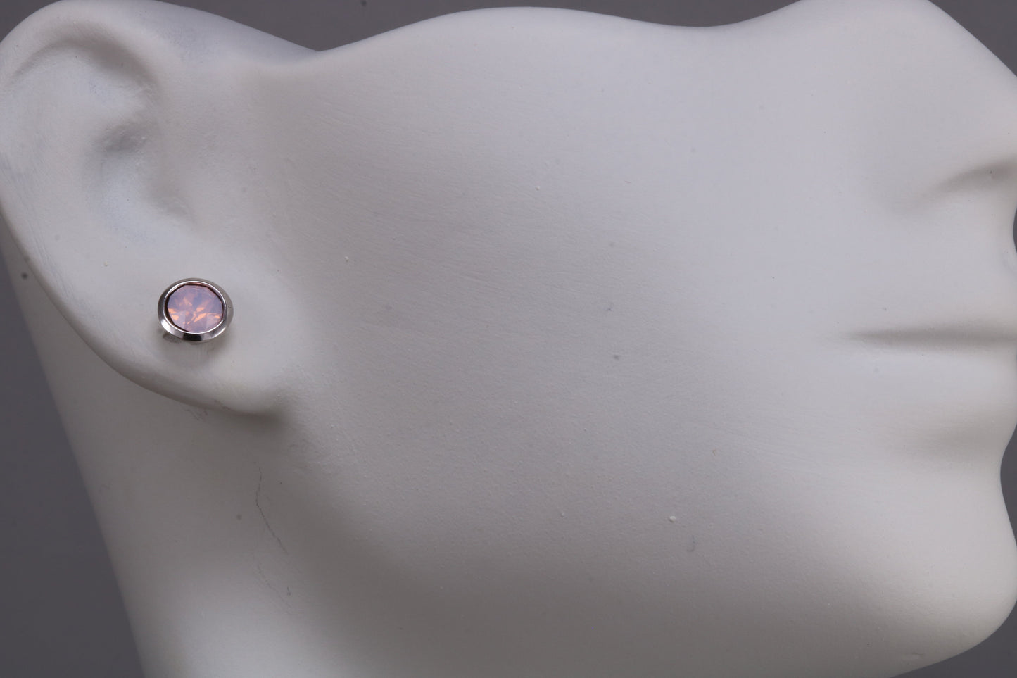 Sterling Silver Two in One Rose water Opal Stud Earrings or Dropper Earrings