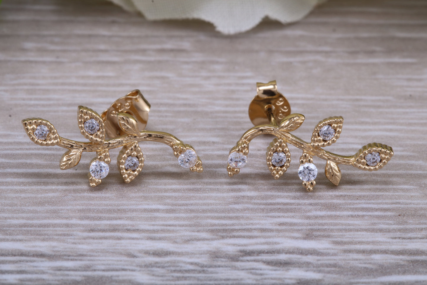 Sterling Silver Matching stud Earrings and Necklace