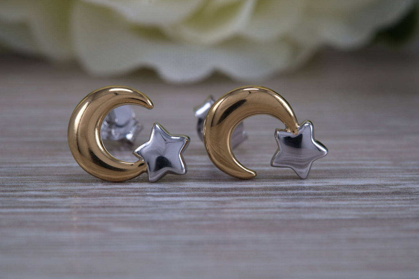 Stud Earrings and Matching Necklace